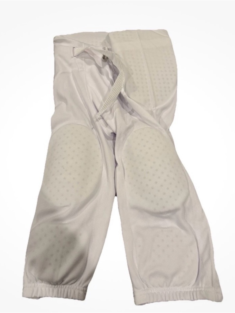 White Padded Football Pants